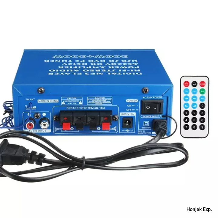 HiFi mini Bluetooth amplifier for mp3 player 110/220v audio stereo power 12v