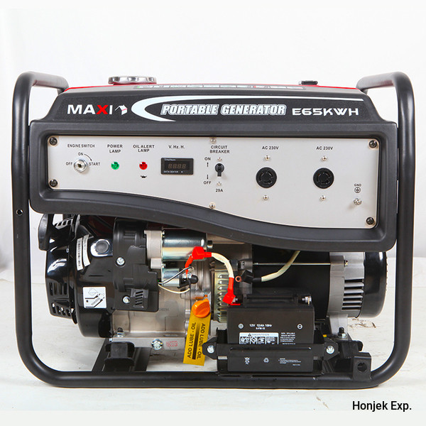 Maxi Generator 8.1KVA / 6.5KW Petrol Generator – Electric Key Start with Wheels & Handle for Home, Business & Industrial Use