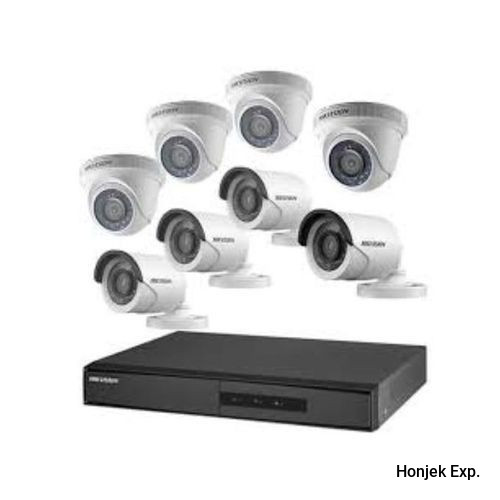 Hikvision 2MP CCTV Surveillance Kit – 4 Indoor Cameras + 4 Outdoor Cameras + 8-Channel DVR