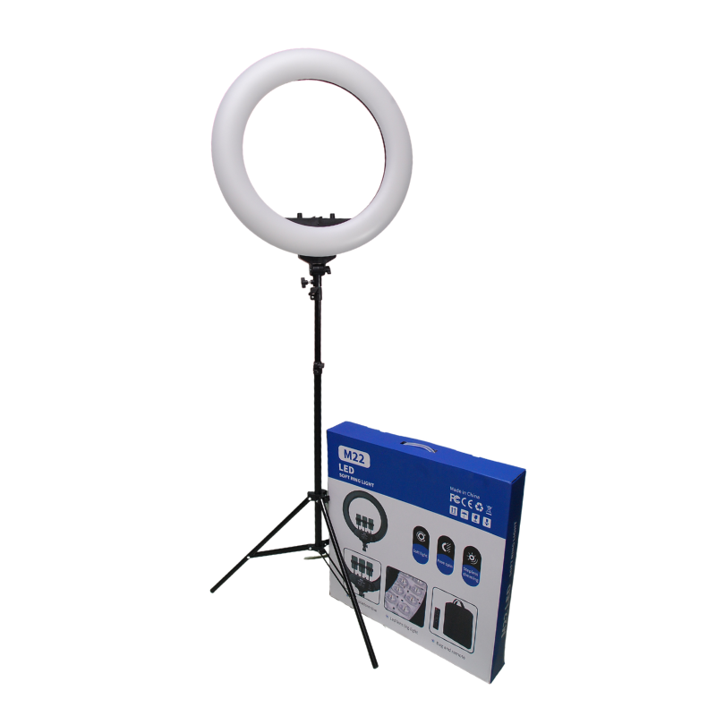 18 Inch Ring Light With 3 Phone Holder ,Remote And Tripod Stand