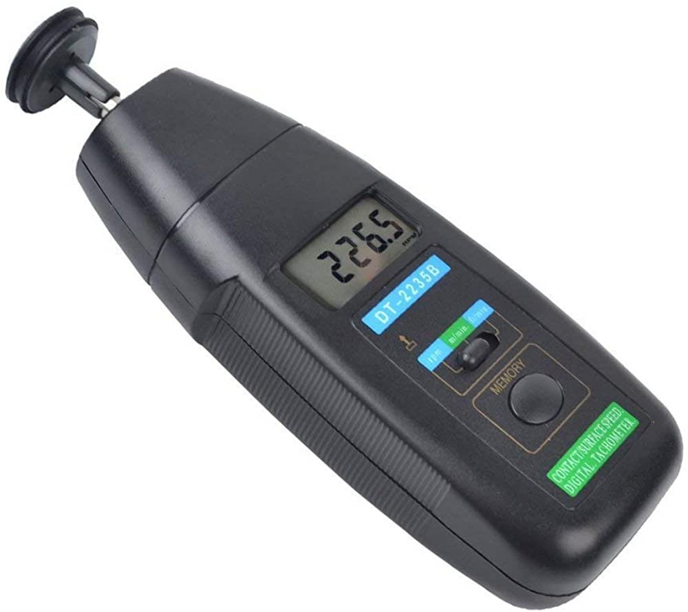 Lutron Dt-2235b Contact/Surface Speed Digital Tachometer (Range: 0.5 To 19,999 Rpm