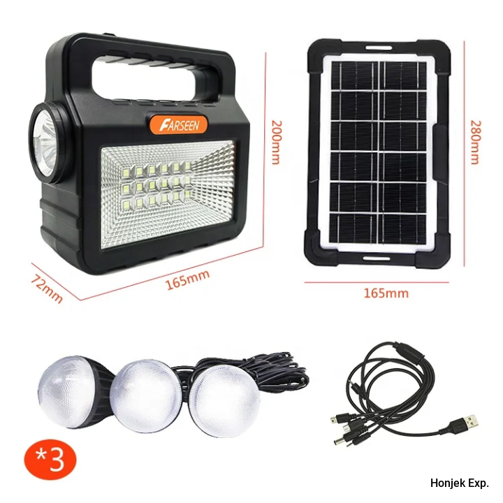 “Mini Solar Power Station for Home & Camping