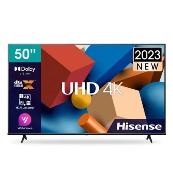 Hisense 50" Ultra High Definition 4k Smart Wifi Tv-50a6k + free wall bracket (one year warranty)