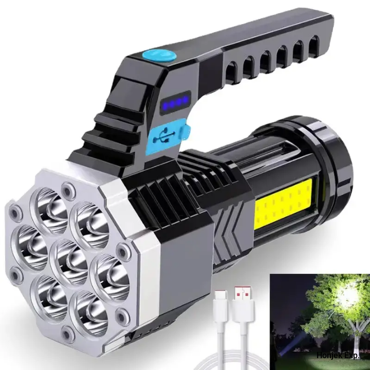 “Rechargeable Laser Touch Light – 1,000,000 Lumens”