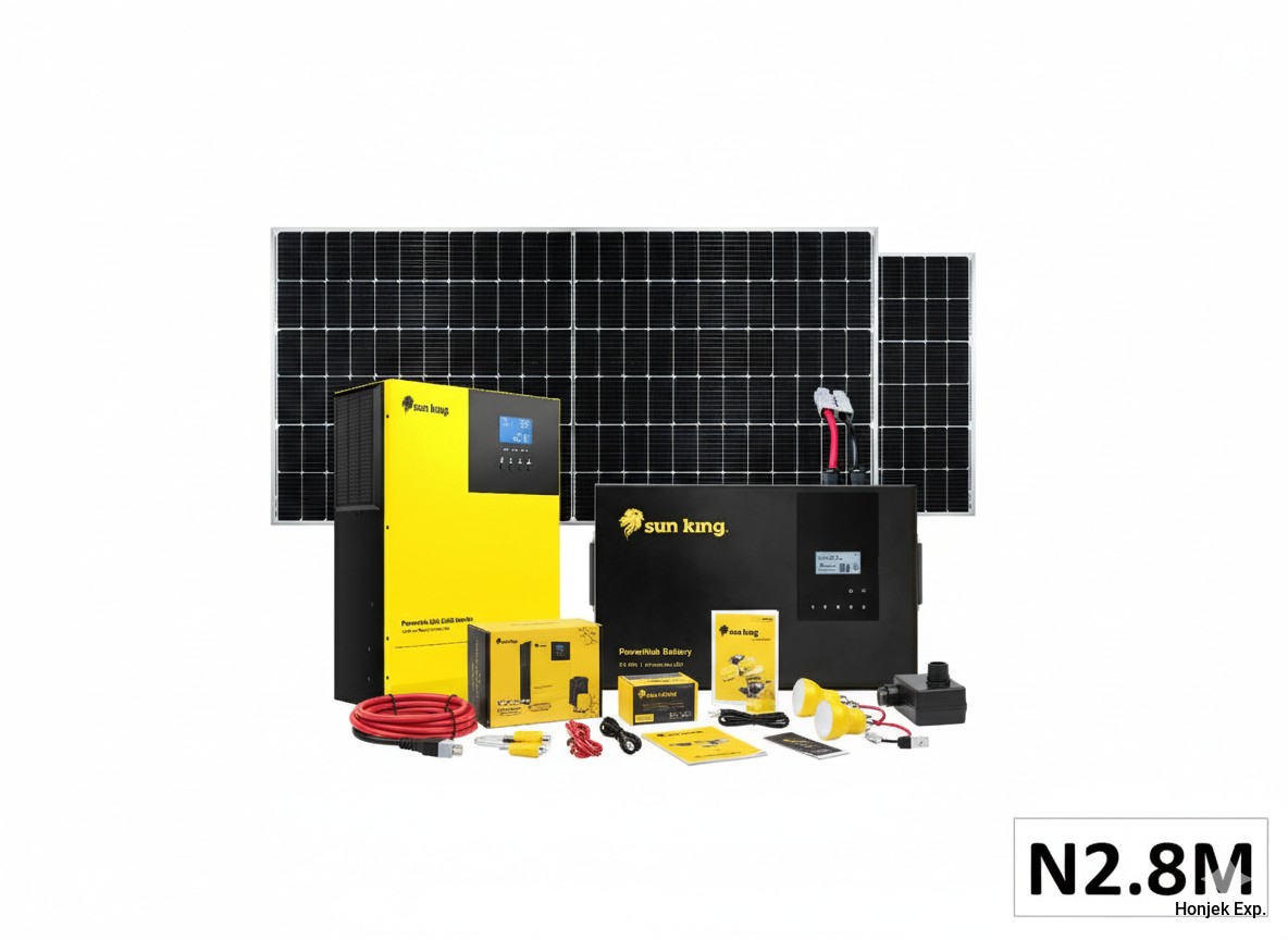 Sun King PowerHub Solar Energy System – High-Capacity Off-Grid Power Solution for Homes & Businesses