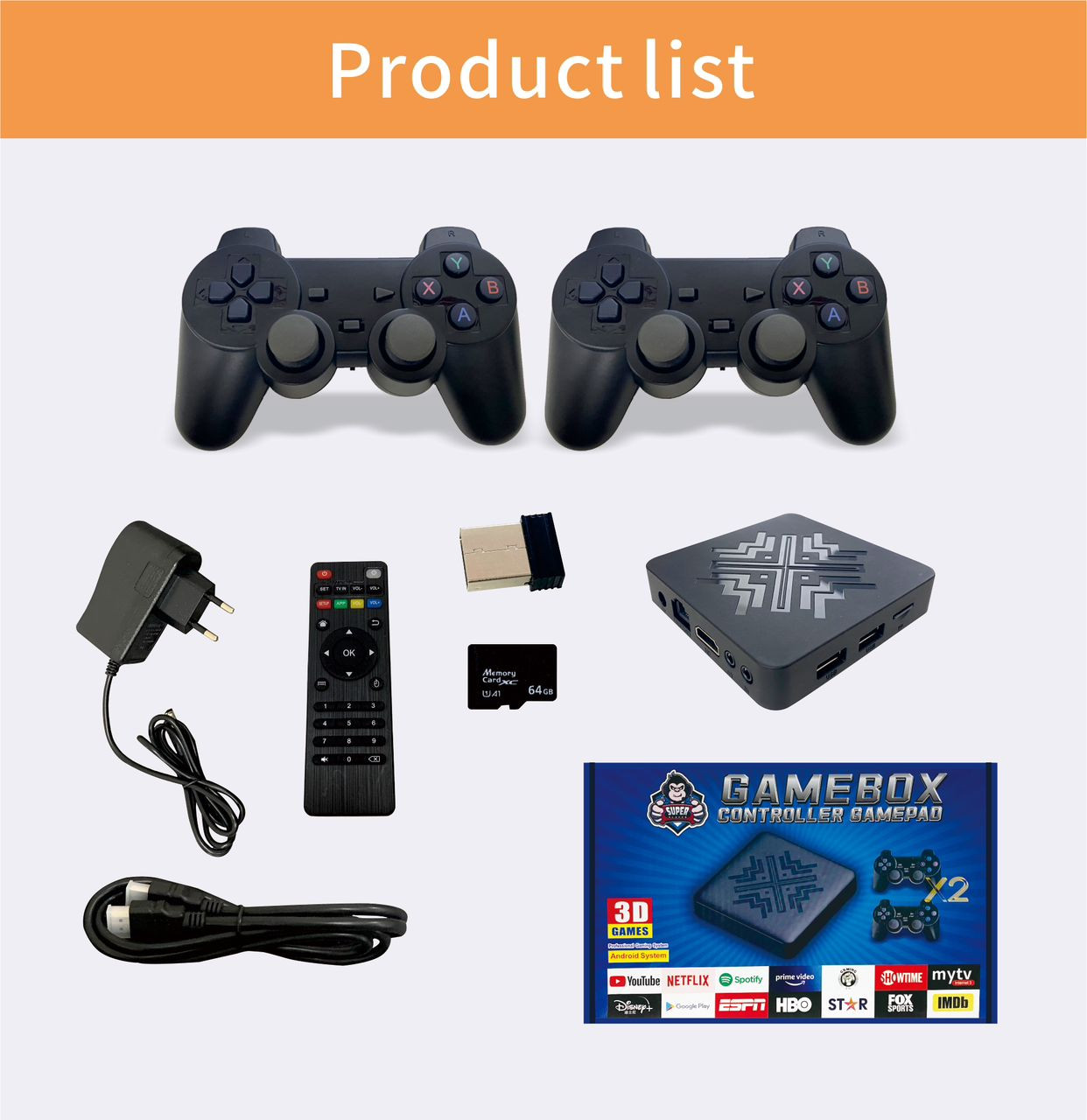 Android gamebox professional controller