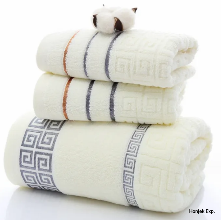 Premium 100% cotton bath towel set for hotel